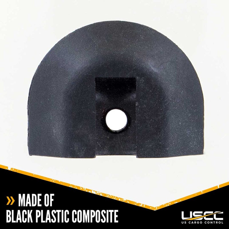 US Cargo Control Angled End Caps for Angled L Track Rails (4-Pack), L Track End Caps Eliminate Sharp Edges On L-Track - Easily Roll Motorcycles, ATVs, & Other Wheeled Cargo Over L Track Angled Rails - Image 4